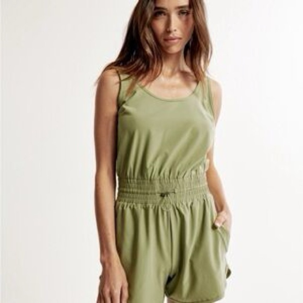 Abercrombie & Fitch Olive Green Top